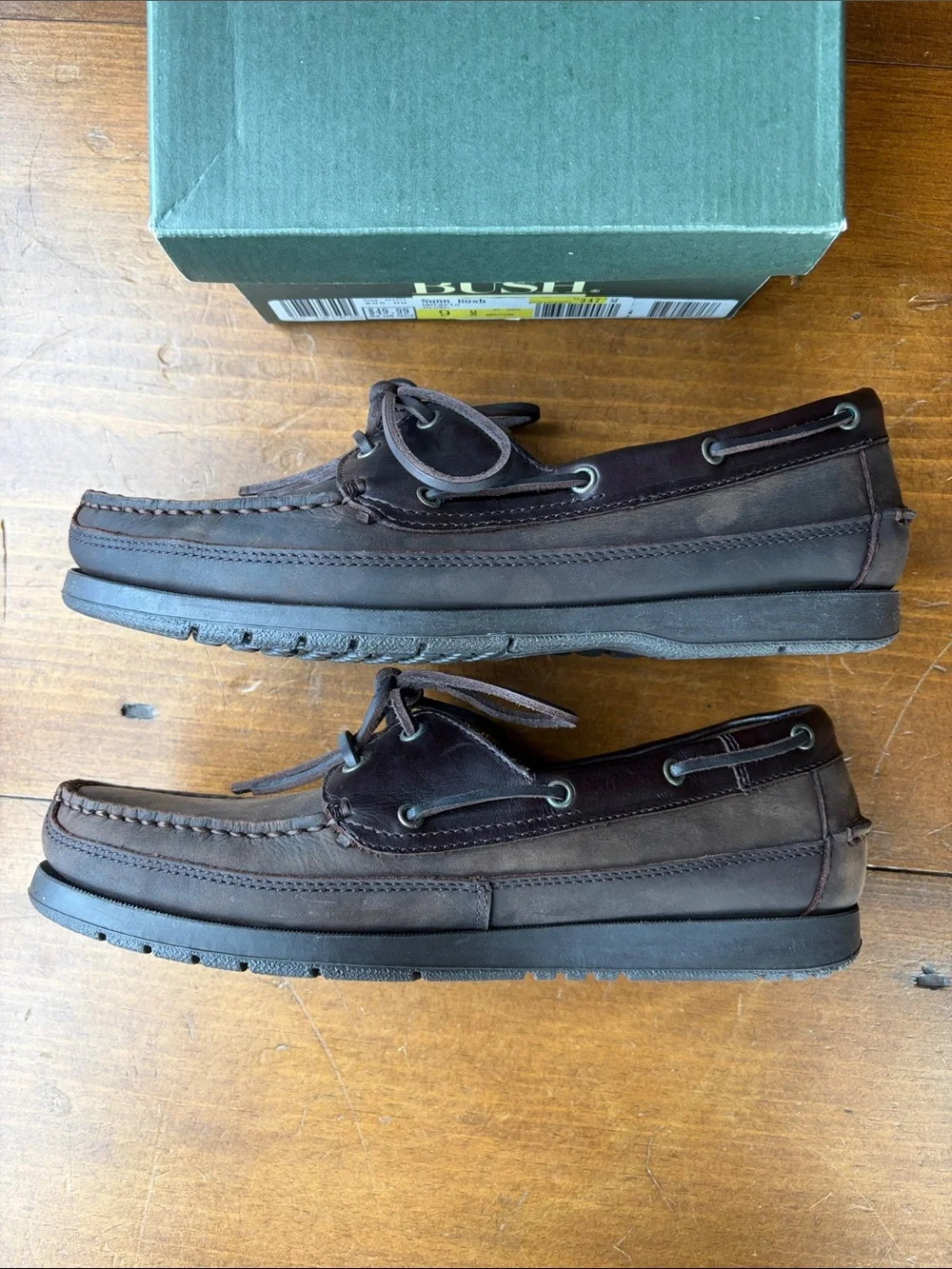 Nunn Bush Ontario Boat Shoe Loafer Brown  Sz 9